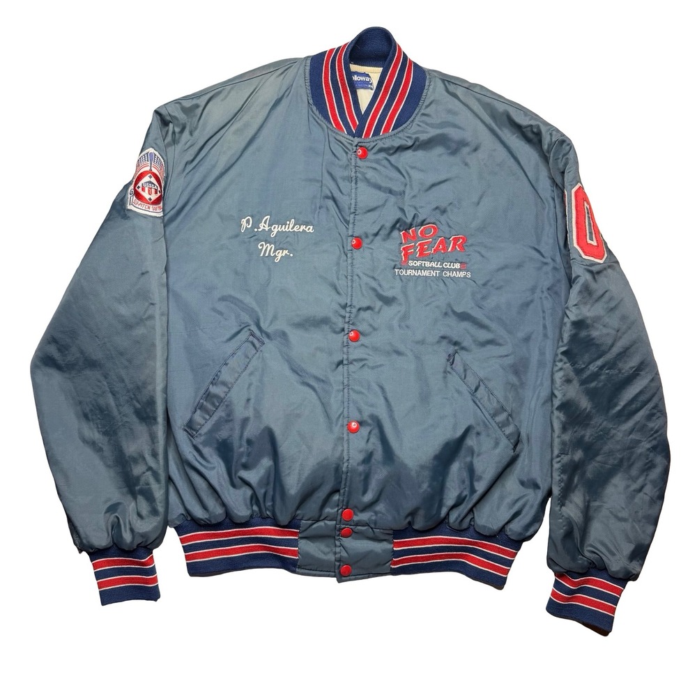 Vintage 2000s USSSA California softball slo pitch bomber jacket
